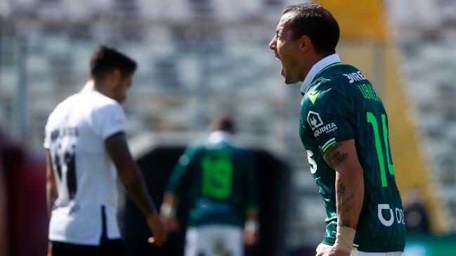 Ubilla sorprendió en el final del primer tiempo con el empate de S. Wanderers contra Colo Colo