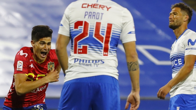 Unión Española bajó al líder U. Católica con victoria a domicilio