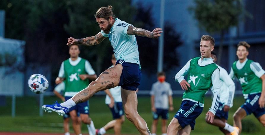 España prepara el partido contra Alemania en la UEFA Nations League