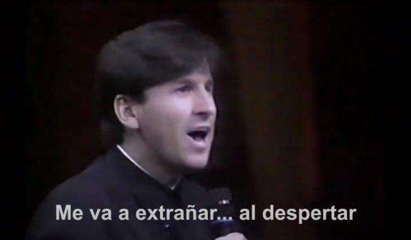La divertida parodia de Messi “Montaner” cantando ‘Me va a extrañar’ a Barcelona