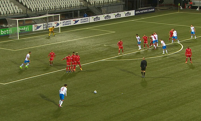 ¡Triunfazo! Islas Feroe venció a Malta con un golazo de tiro libre en la agonía