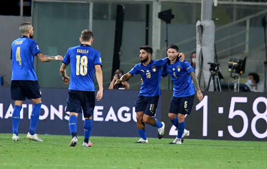 UEFA Nations League: Stefano Sensi salvó la igualdad para Italia ante Bosnia de Edin Dzeko