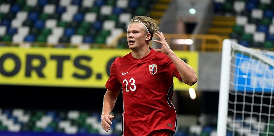 El doblete de Erling Haaland en la paliza de Noruega a Irlanda del Norte en la Nations League