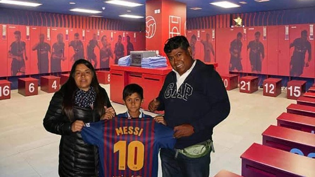 Joven iquiqueño de 10 años fue reclutado por FC Barcelona