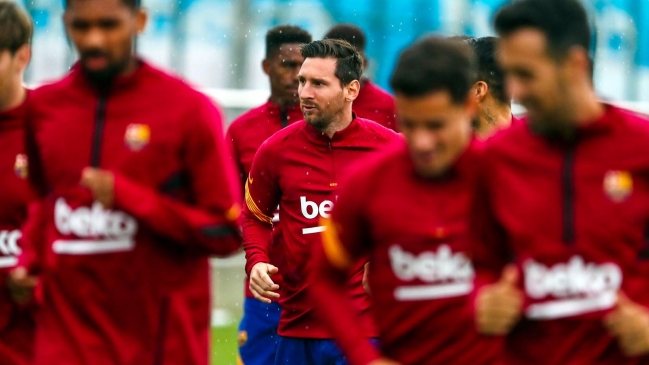 Lionel Messi comenzó a trabajar con el grupo en FC Barcelona