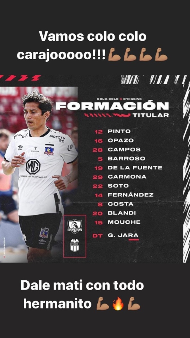 “Dale, Mati, con todo”: La arenga de Arturo Vidal a Colo Colo antes del partido con O’Higgins