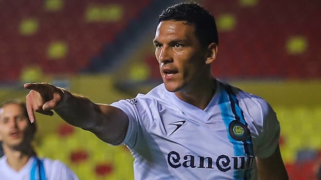Isaac Díaz marcó el gol del triunfo de Cancún FC sobre Atlético Morelia en México