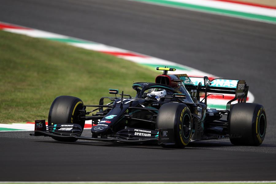 Valtteri Bottas repitió el mejor tiempo en la segunda tanda del GP de Toscana