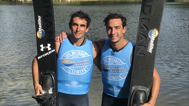 Los hermanos Miranda alcanzaron soñado “un-dos” en el Malibu Open de esquí náutico