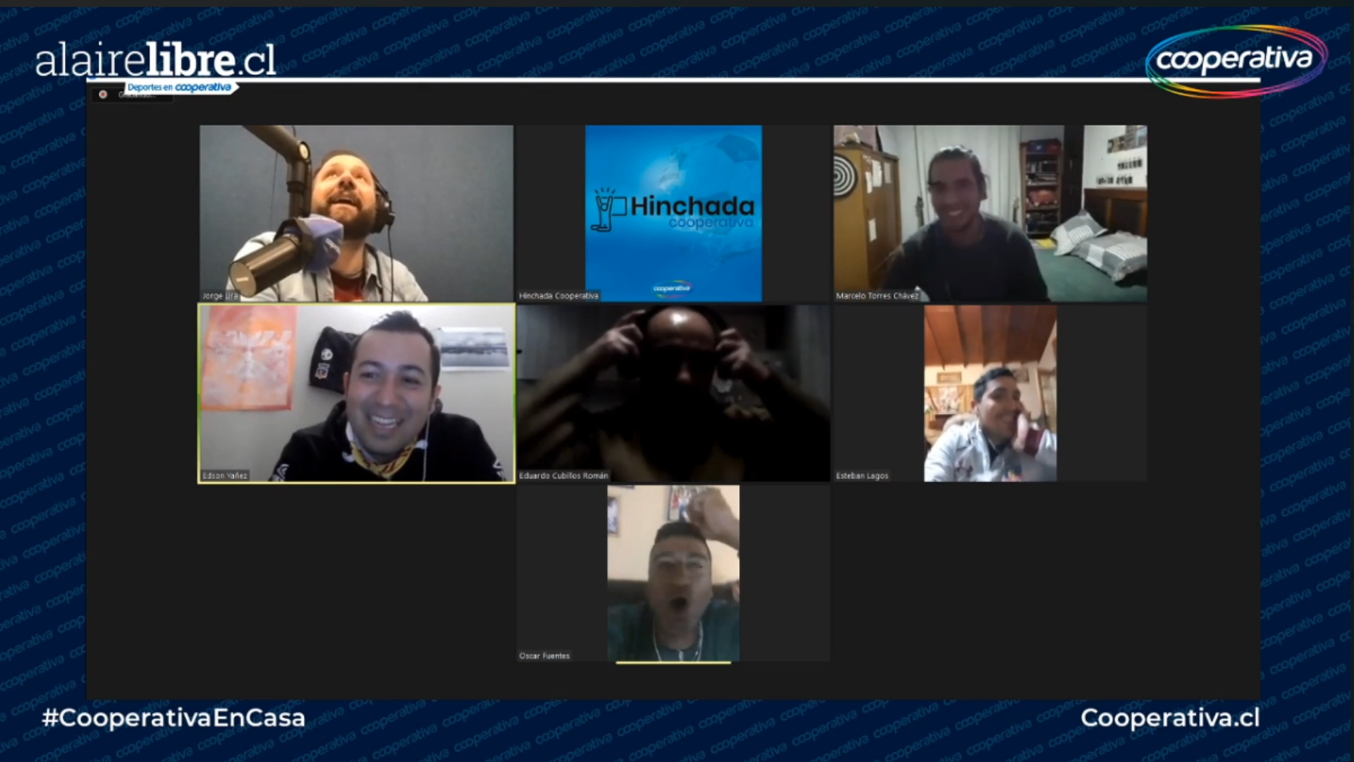 ¡Estuvo cerca! El “casi gol” que fue gritado en la primera transmisión de Hinchada Cooperativa