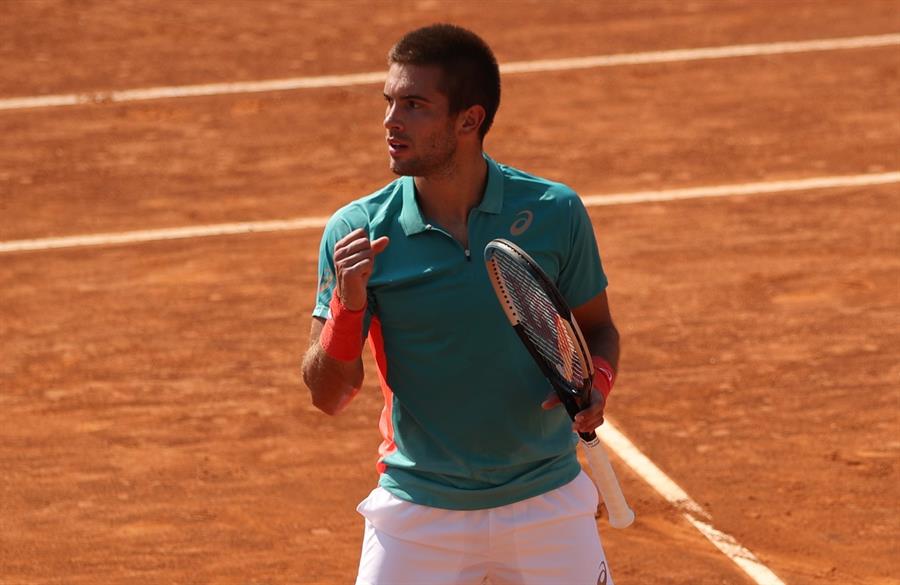 Triunfos de Coric contra Garin y de Cilic ante Bublik destacaron en primera jornada en Roma