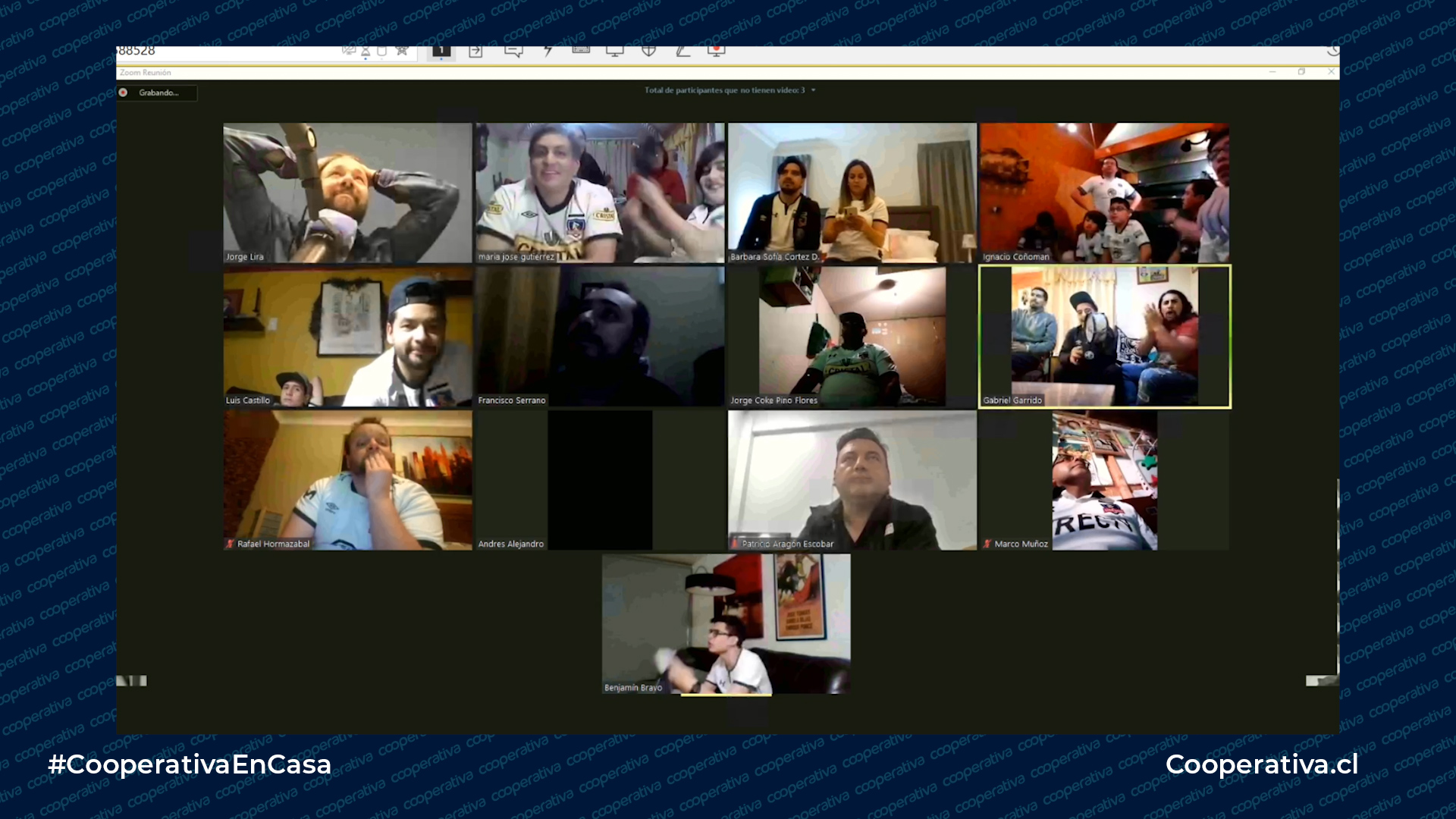 La Hinchada Cooperativa sufrió con el gol de Peñarol ante Colo Colo