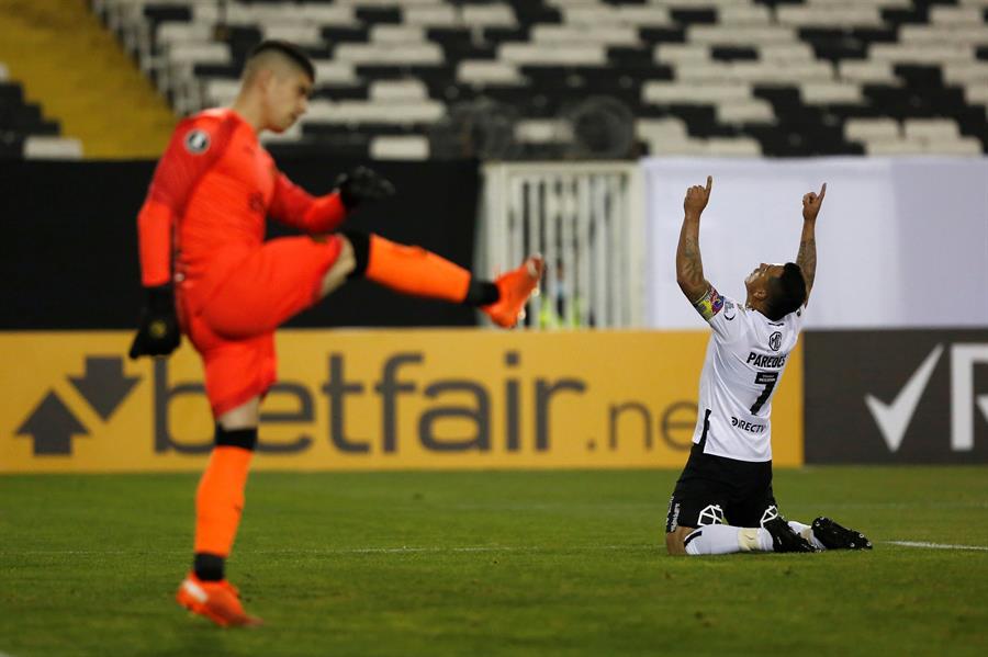 Paredes entró al grupo de jugadores mayores de 40 años que han anotado en la Copa Libertadores