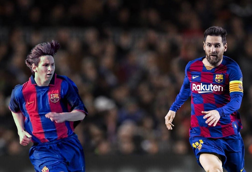 La evolución de Lionel Messi a 20 años de su llegada a FC Barcelona