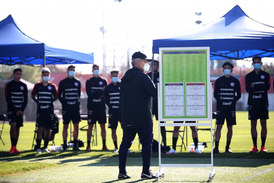 ¡Sin descanso! La Roja tuvo este 18 su tercera jornada en el microciclo previo a las Clasificatorias
