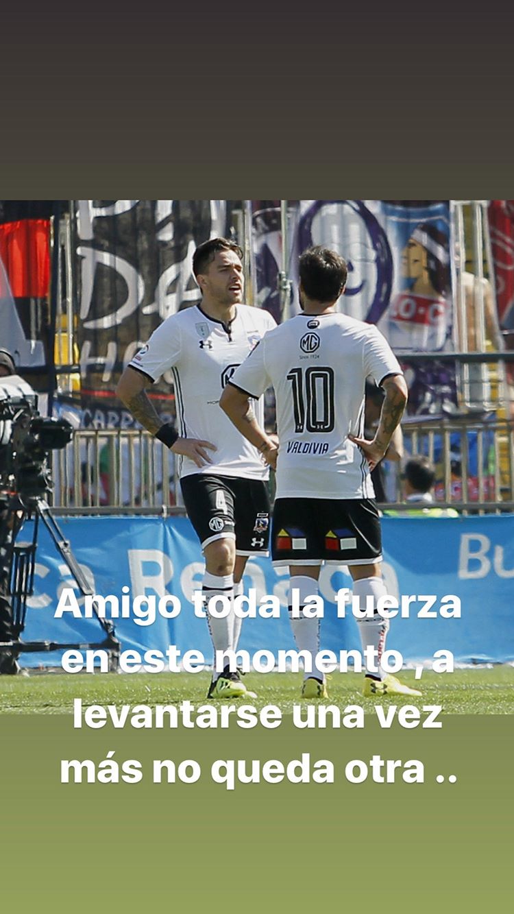 El sentido mensaje de Jorge Valdivia a Matías Zaldivia: A levantarse una vez más