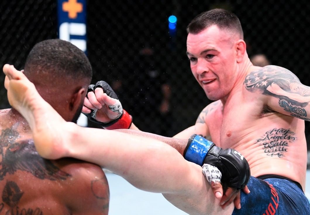 ¡Dominador! Así fue el KO técnico de Covington a Woodley en el UFC Vegas 11
