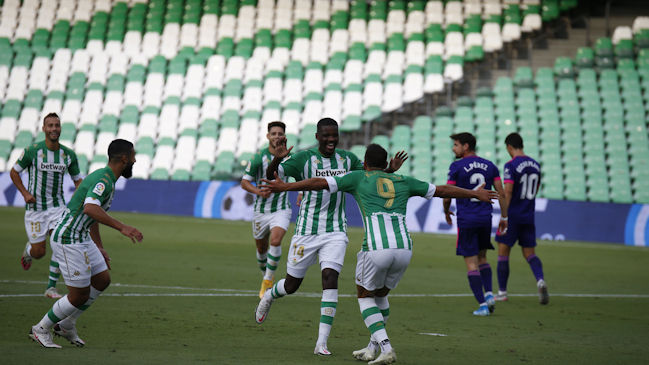 Betis de Manuel Pellegrini y Claudio Bravo sumó su segundo triunfo en España ante Valladolid de Fabián Orellana