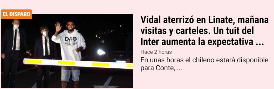 “Aumenta la expectativa”: Prensa internacional destacó la llegada de Vidal a Italia para fichar en Inter