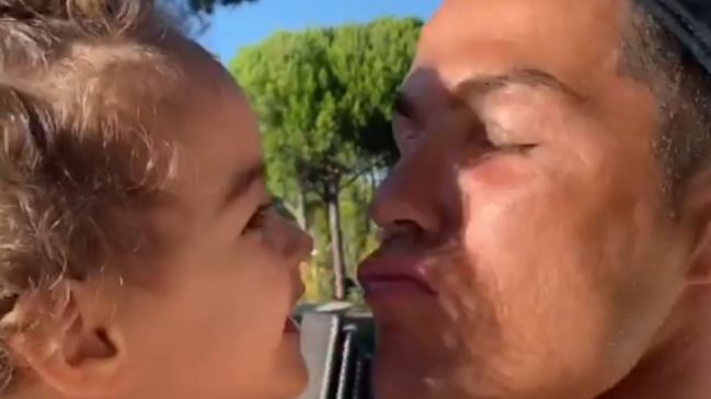 El tierno video que subió Georgina de Cristiano Ronaldo y su pequeña hija
