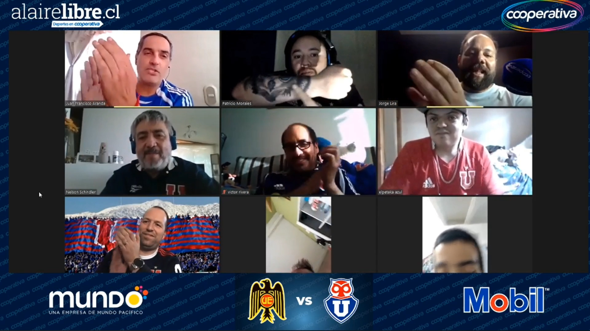 Patricio Morales fue el ganador de Hinchada Cooperativa en el U. Española-U. de Chile