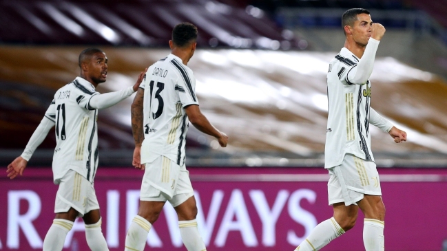 Cristiano Ronaldo rescató a Juventus en su visita a AS Roma