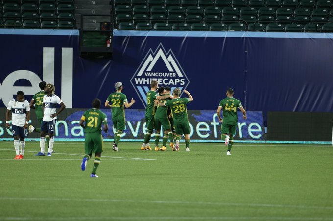 Cabezazo perfecto: Felipe Mora le dio el triunfo a Portland Timbers en Canadá