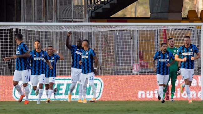 Inter de Milán demolió a Benevento con Alexis Sánchez y Arturo Vidal como protagonistas