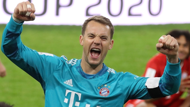 Manuel Neuer fue elegido el mejor portero de la Champions 2019-2020