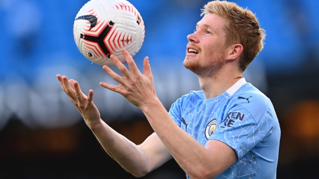 Kevin De Bruyne fue destacado como el mejor centrocampista de la pasada Champions