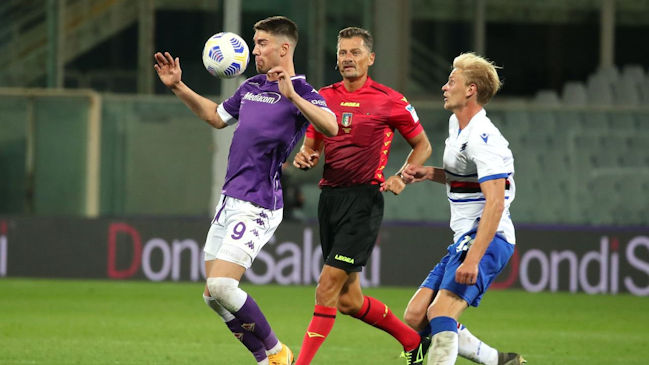Fiorentina sumó su segunda derrota en Serie A a manos de Sampdoria