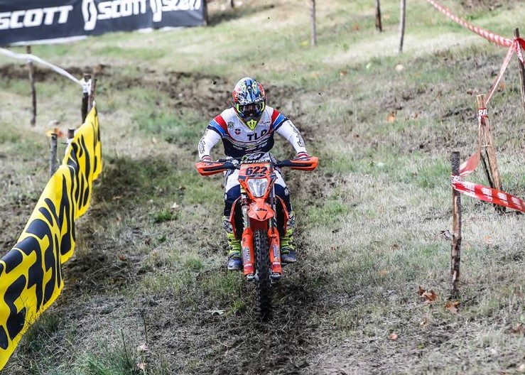 Matteo de Gavardo competirá este domingo en el Nacional de Enduro de España