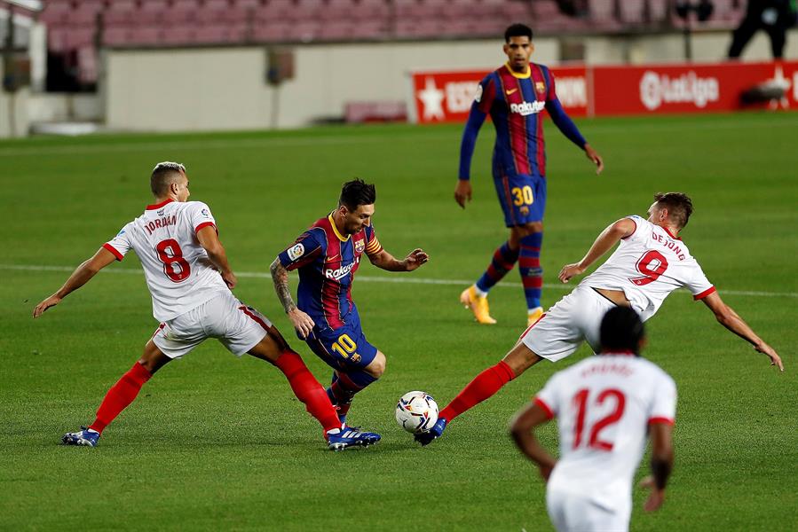 FC Barcelona y Sevilla repartieron puntos en Camp Nou