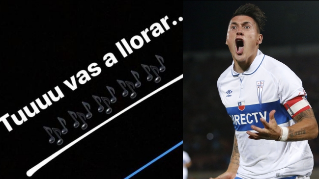 La ofensiva frase de Nicolás Castillo para celebrar triunfo de la UC en el clásico con U. de Chile