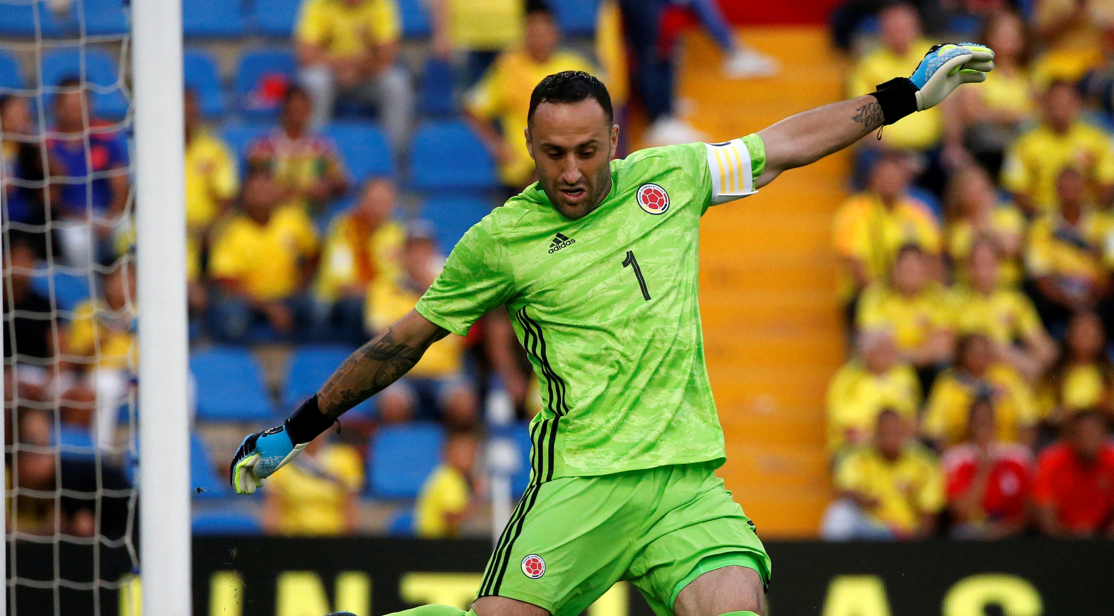 ¡Confirmado! David Ospina no pudo dejar Italia y será baja ante Chile en Clasificatorias