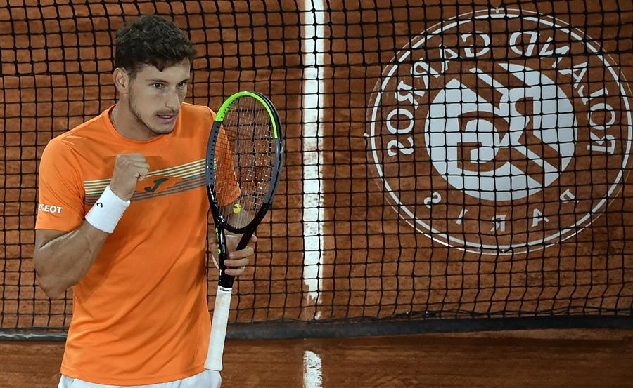 Pablo Carreño enfrentará a Novak Djokovic en los cuartos de final de Roland Garros