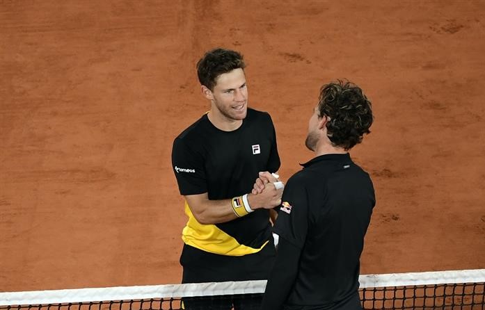 Dominic Thiem: Schwartzman merecía el triunfo, estoy feliz por él