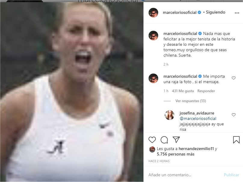 En su particular estilo: La curiosa publicación de Marcelo Ríos en apoyo a Alexa Guarachi