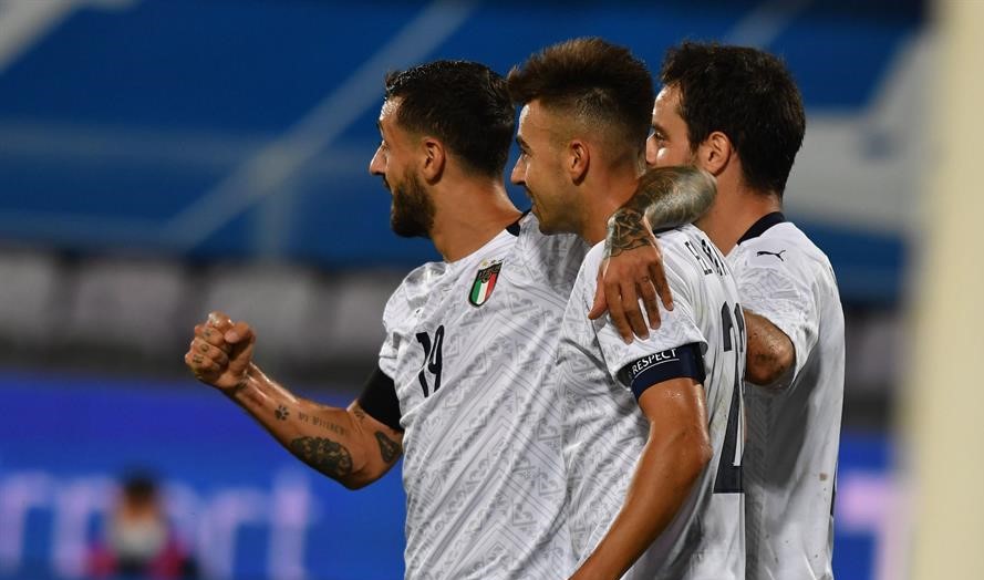 ¡Sin piedad! Italia demolió a Moldavia en amistoso internacional