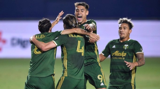 Felipe Mora se lució con un doblete en abultado triunfo de Portland ante Galaxy