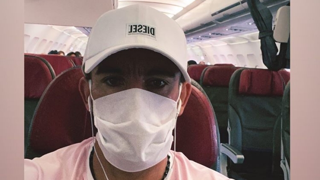 Mauricio Isla inició su viaje a Chile para sumarse a la Roja