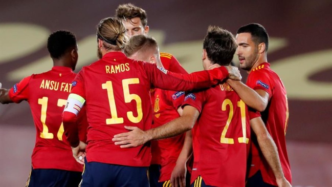 España superó ajustadamente a Suiza con un solitario gol de Oyarzabal en la Nations League