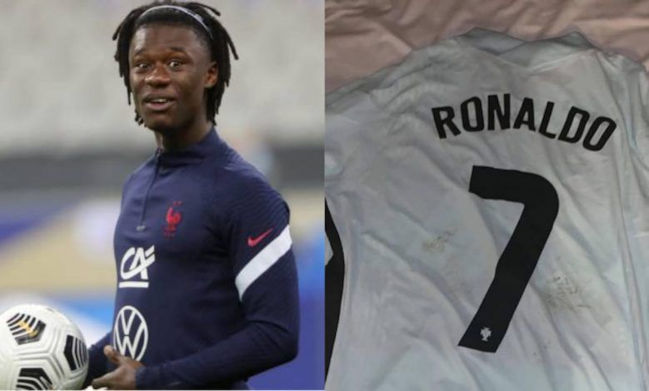 Seleccionado francés que se quedó con la camiseta de Cristiano Ronaldo: “No la lavo”
