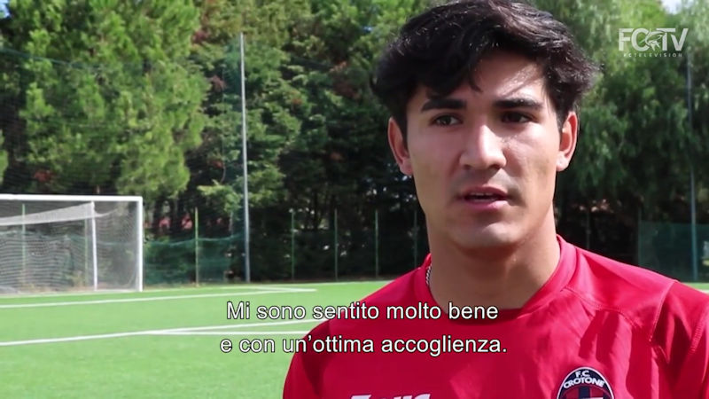 Luis Rojas: Es un desafío especial jugar en Crotone y espero dar lo mejor de mí