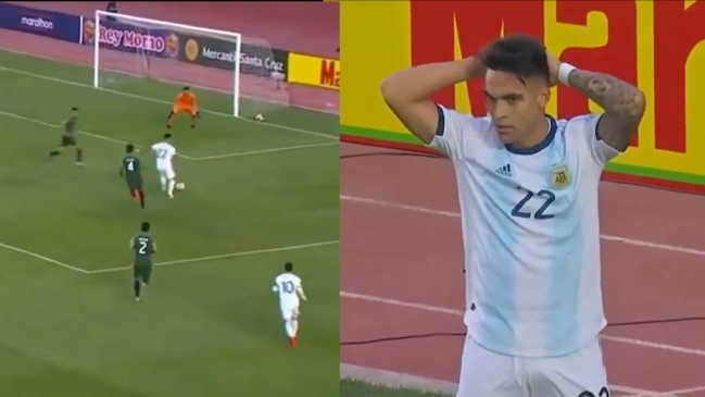 La gran atajada de Carlos Lampe a Lautaro Martínez que lo ubicó entre las tendencias