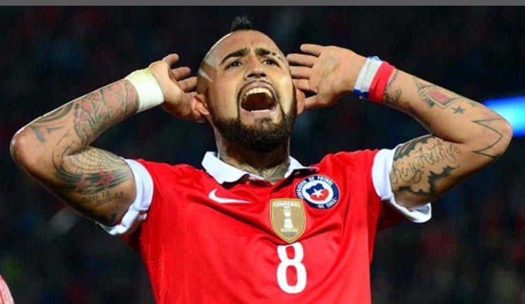 ¡Sangre fría! Arturo Vidal fusiló de penal para empatar el duelo entre Chile y Colombia