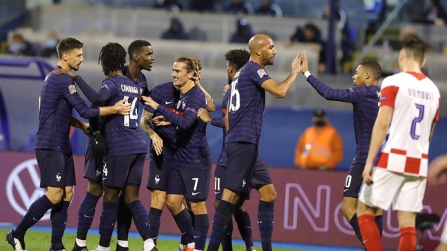 Griezmann y Mbappé comandaron triunfo de Francia contra Croacia en la Nations League