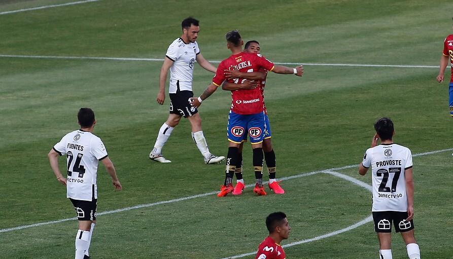 Cristian Palacios puso el 1-1 para Unión Española ante Colo Colo con una gran definición