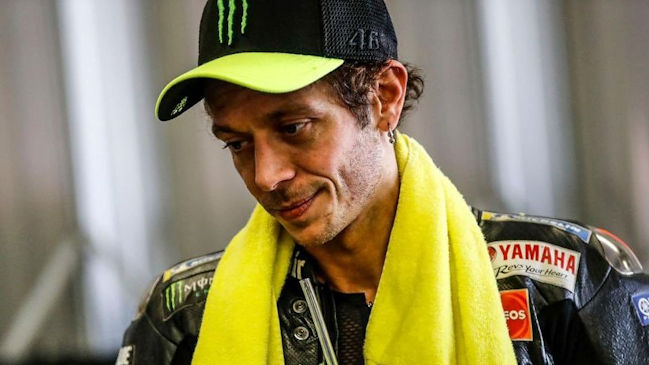 Valentino Rossi dio positivo por coronavirus y se perderá el GP de Aragón
