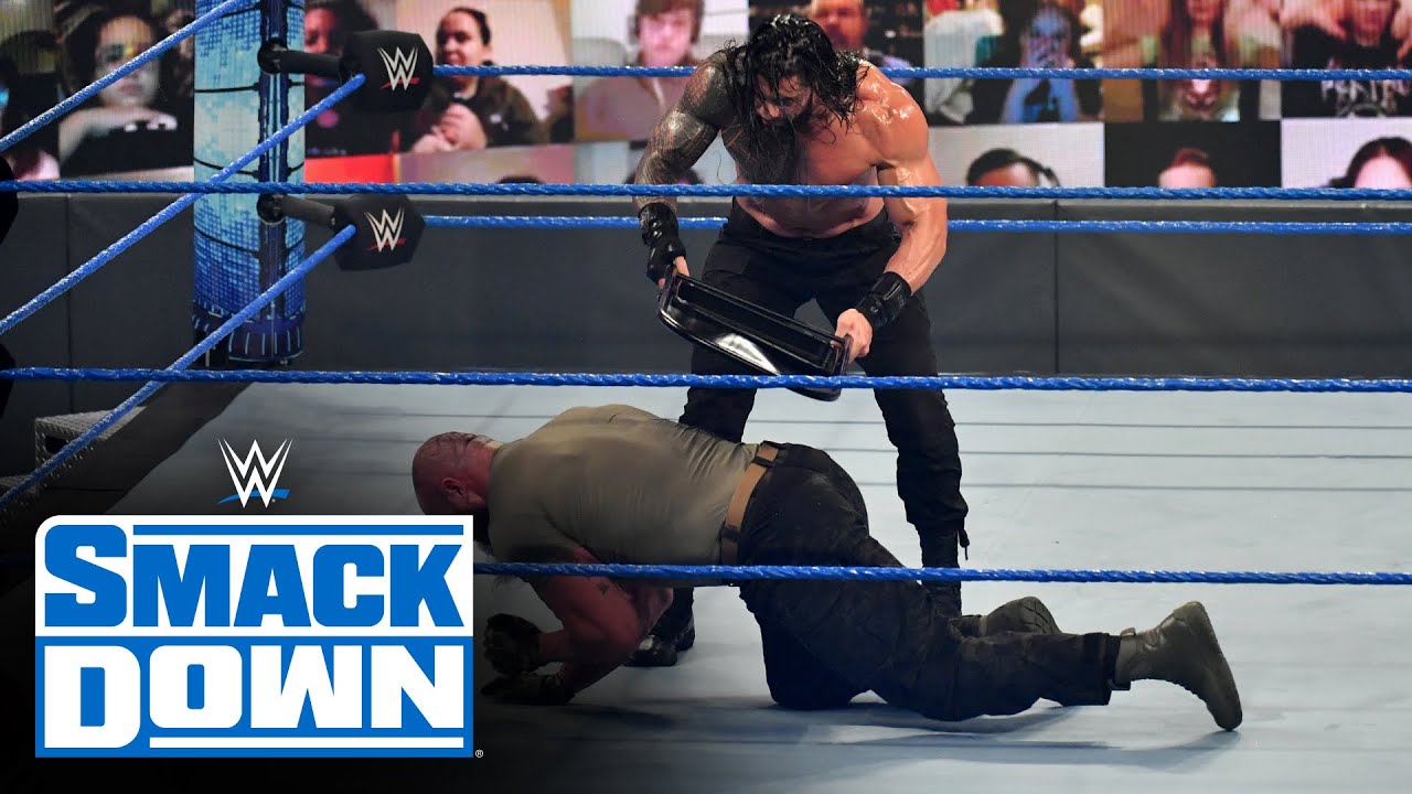 Roman Reigns destrozó a Braun Strowman y defendió el título Universal de WWE en Smackdown